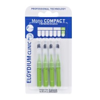 Elgydium Clinic Mono Compact Interdental Brushes 1.1 Green 4 τεμάχια