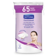 Septona Dermasoft Οβάλ Δίσκοι Ντεμακιγιάζ Διπλής Όψης 65 τεμάχια