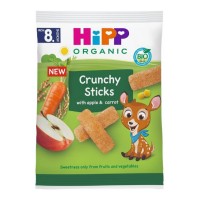 Hipp Crunchy Sticks Μήλο και Καρότο 8m+ 30g