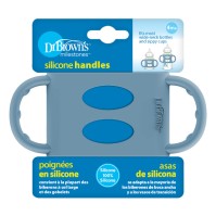 Dr. Browns Wide Baby Bottle Silicone Handles 4m+ Blue 1 τεμάχιο