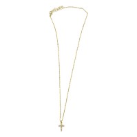 Farma Bijoux Necklace Cross and Crystals 40-45mm