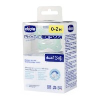 Chicco Physioforma Dual Soft Πιπίλα Σιλικόνης Πράσινο 0-2m 1 τεμάχιο