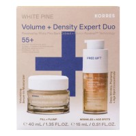 Korres White Pine Volumizing Serum-in-Moisturizer 40ml & Deep Wrinkle Plumping and Age Spot Concentrate Serum 15ml