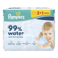 Pampers 99% Water Wipes 180 τεμάχια