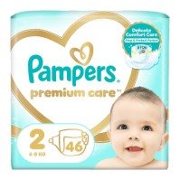 Pampers Premium Care No. 2 (4-8 kg) 46 τεμάχια