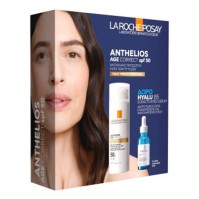 La Roche-Posay Αnthelios Age Correct SPF50 50ml & Hyalu B5 Suractivated Serum 10ml