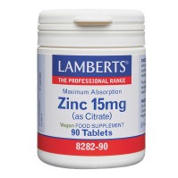 Lamberts Zinc 15mg 90 ταμπλέτες