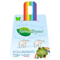 Farma Bijoux Υποαλλεργικά Σκουλαρίκια Ελεφαντάκια