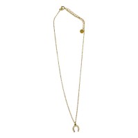 Farma Bijoux Necklace Horseshoe and Crystals 40-45mm