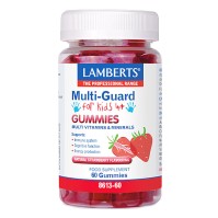 Lamberts Multi-Guard for Kids Gummies γεύση Φράουλα 60 ζελεδάκια