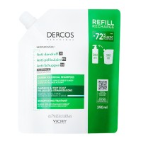 Vichy Dercos Anti-Dandruff DS Shampoo Normal to Oily Hair Refill 390ml