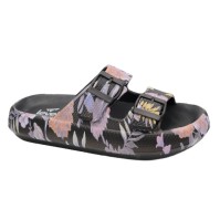 Level Anatomic Sandals 170-C8 Black Floral No. 40