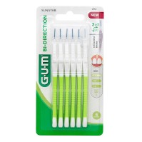 Gum Bi-Direction Interdental Brush 0.9mm Green 6 τεμάχια