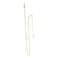 Farma Bijoux Glasses Chain Gold with Pearls 1 τεμάχιο
