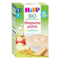 Hipp Βρεφική Κρέμα Μπισκότο Μήλου 6m+ 250g