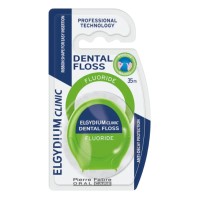 Elgydium Clinic Fluoride Dental Floss 35 μέτρα