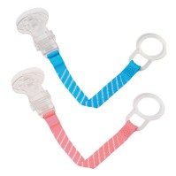 Dr. Browns Soother Clip Μπλε ή Ροζ 1 τεμάχιο