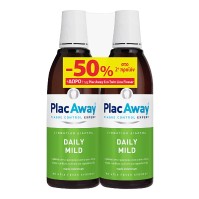 PlacAway Daily Mild Στοματικό Διάλυμα 2x500ml & Eco Twin-Line Flosser 1 τεμάχιo