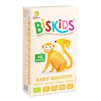 Biskids Organic Wholegrain Biscuits with Banana Flavor 6m+ 120g