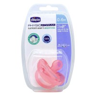 Chicco Physioforma Soft Silicone Soother 0-6m Pink 1 τεμάχιο