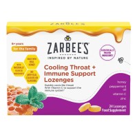 Zarbees Throat and Immune Support Lozenges γεύση Μέλι-Μέντα 24 παστίλιες