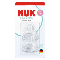 Nuk First Choice Silicone Nipple 6m+ XL 2 τεμάχια