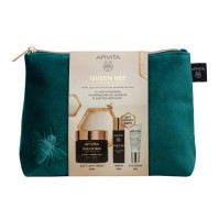 Apivita Queen Bee Longevity 12 Youth Markers Cream Silky Light 50ml & Serum 10ml & 5 Action Eye Serum 5ml