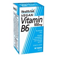 Health Aid Vitamin B6 100mg 90 ταμπλέτες