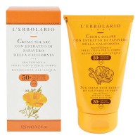 LErbolario Sun Cream with Extract of Californian Poppy SPF50 125ml