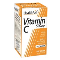 Health Aid Vitamin C 500mg Chewable 100 μασώμενες ταμπλέτες