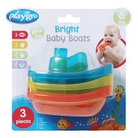 Playgro Bright Baby Boats 3-Pack 6m+