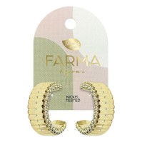 Farma Bijoux Earrings Ema Hoop 24mm