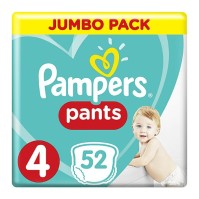 Pampers Pants No. 4 (9-15 kg) 52 τεμάχια
