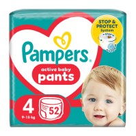 Pampers Pants No. 4 (9-15 kg) 52 τεμάχια