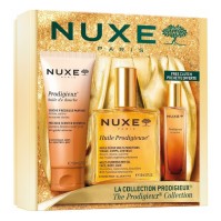 Nuxe Huile Prodigieuse Multi-Purpose Dry Oil 100ml & Prodigieux Le Parfum 15ml & Prodigieux Precious Scented Shower Oil 200ml