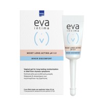 Intermed Eva Intima Moist Long Acting pH 3.0 Minor Discomfort Vaginal Gel 9 εφαρμοστές