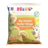 Hipp Δαχτυλίδια με Όλυρα και Βρώμη 8m+ 30g