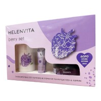 Helenvita Berry Body Milk 300ml & Body Scrub 250ml & Hand Cream 30ml