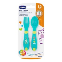 Chicco First Cutlery 12m+ 1 σετ
