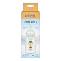 Dr. Browns Anti-Colic Options+ Plastic Baby Bottle Wide Bunny 330ml