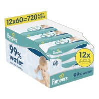 Pampers 99% Water Wipes 720 τεμάχια