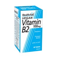Health Aid Vitamin B2 (Riboflavin) 100mg 60 ταμπλέτες
