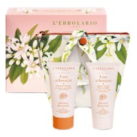 LErbolario Fiori d Arancio Shower Gel 75ml & Fluid Body Cream 75ml