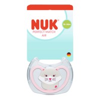 Nuk Perfect Match Air Silicone Soother 18-36m Cat 1 τεμάχιο