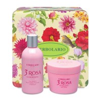 LErbolario 3 Rosa Bellezza Duo Set Αφρόλουτρο 250ml & Κρέμα Σώματος 200ml
