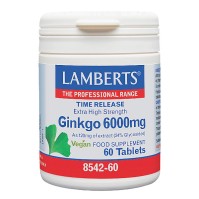 Lamberts Ginkgo 6000mg 60 ταμπλέτες