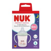 Nuk Perfect Match Night Learner Bottle 6m+ Pink Bunny 150ml