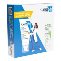 CeraVe AM Facial Moisturising Lotion SPF50 52ml & Hydrating Cream to Foam Cleanser 50ml