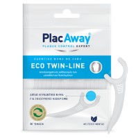 PlacAway Eco Twin-Line Flosser 30 τεμάχια
