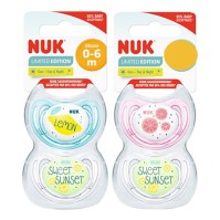 Nuk Fruits Freestyle Πιπίλα Σιλικόνης με Διπλή Θήκη Αγόρι ή Κορίτσι 0-6m 2 τεμάχια